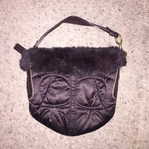 Chocolate brown coach bag