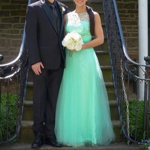 Mint Green Prom Dress