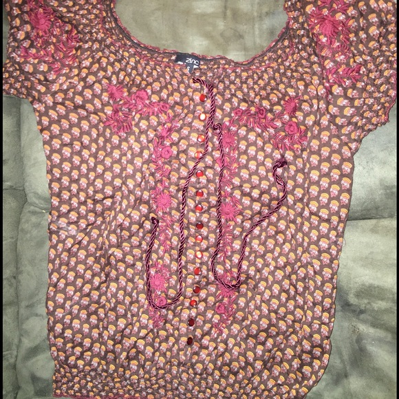 Zinc lightweight bohemian shirt