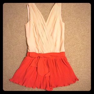 Pleated romper..