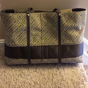 Large coach tote