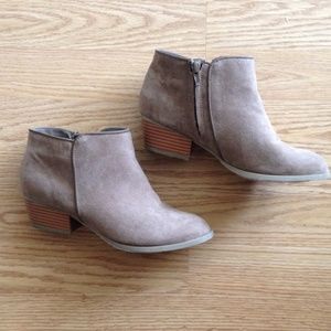 Taupe Ankle Boots