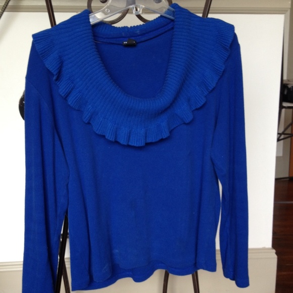 Royal blue sweater