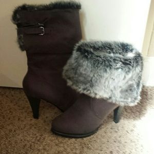 Beautiful fur boots