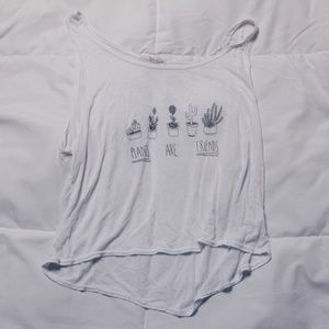 Brandy Melville Plants Are Friends Cropped Tank