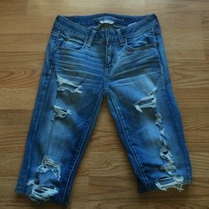 American eagle super destroyed jeans
