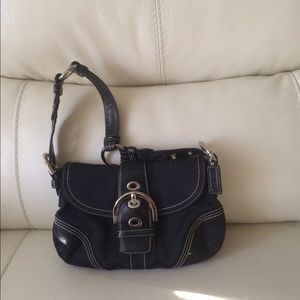Authentic black Coach purse