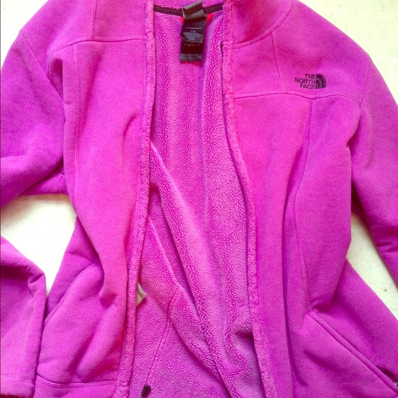 Pink-violet full zip north face!