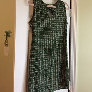 Patterned shift dress