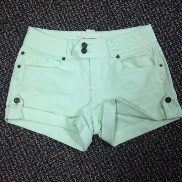 Mint Green Shorts