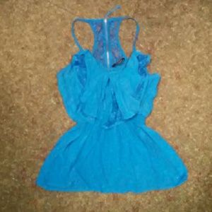 Paper tee tank top, medium