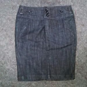 Denim Pencil skirt medium