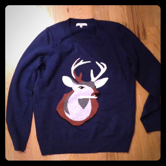 Madewell deer sweater