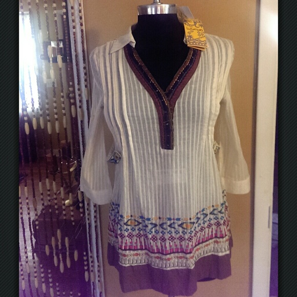 New Lulumari Navajo Tunic Top SM *boho*