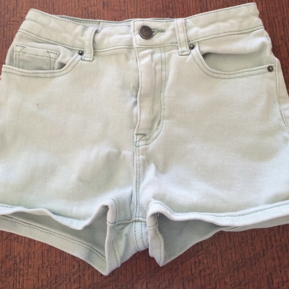 BDG High Rise Mint Green Shorts