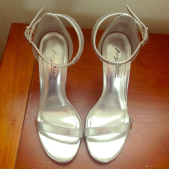 Silver stilettos