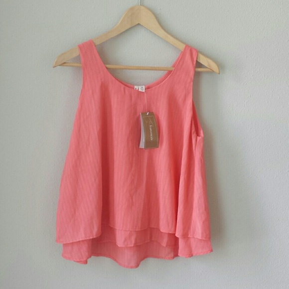 Coral tank from Francesca's