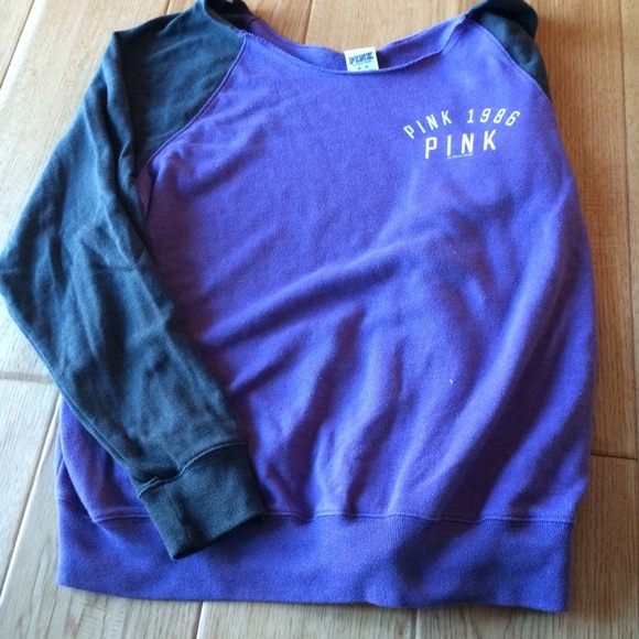 Victoria's Secret Pink Raglan Sweatshirt
