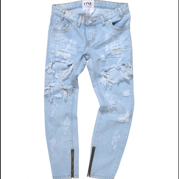 One Teaspoon Thrashed Freebird Jeans -Saint