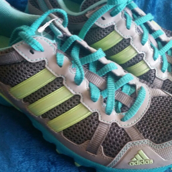 Adidas Grey Teal Green Mint Mesh