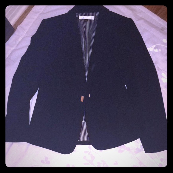 Tahari Black Pantsuit