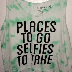 Fifth Sun Cropped Tank Top