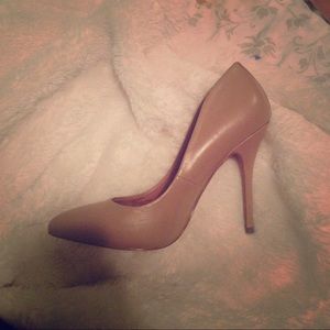 Nude, Steve Madden stilettos.