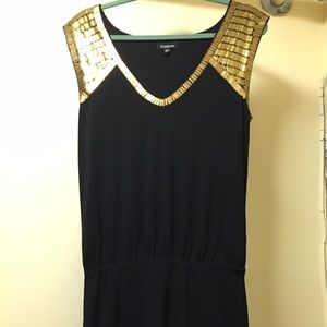 Bebe Black Sequin Dress