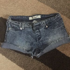Wet Seal Jean shorts with folded ends
