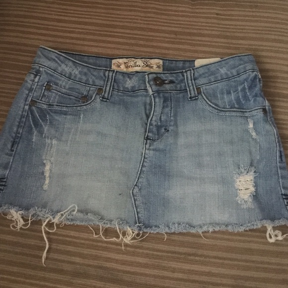 Vanilla Star Jean skirt