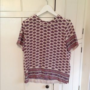 MADEWELL Silk Refined Tee in Diamond Floral