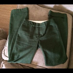 Green Anthropologie trousers, size 2