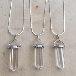 Clear Quartz Pendant Necklace💎