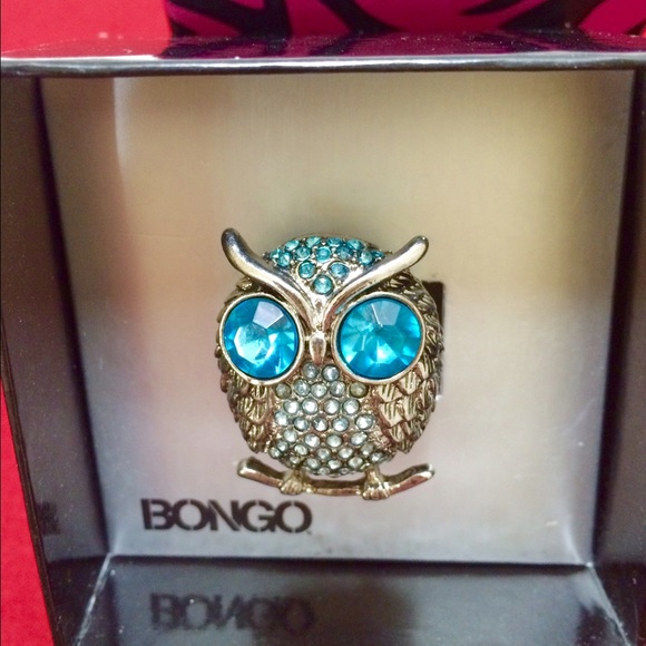 Bongo Hoot Owl Stretch Ring
