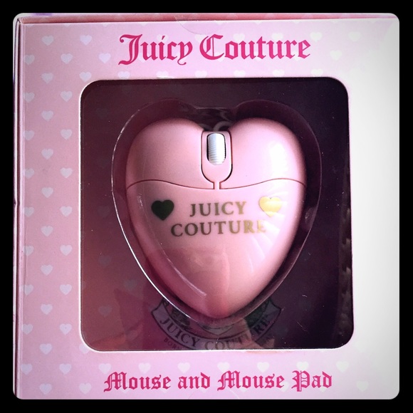 Juicy Couture mouse and pad. Brand new!