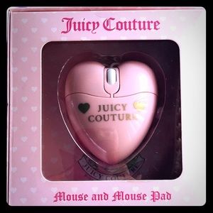 Juicy Couture mouse and pad. Brand new!