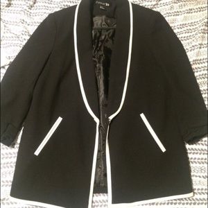 Black and White F21 Blazer.