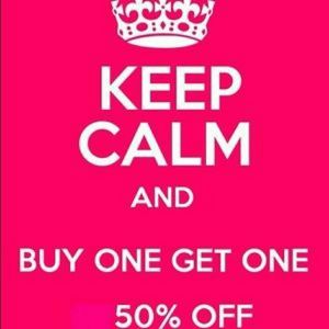 BUY ONE GET ONE 50% OFF
