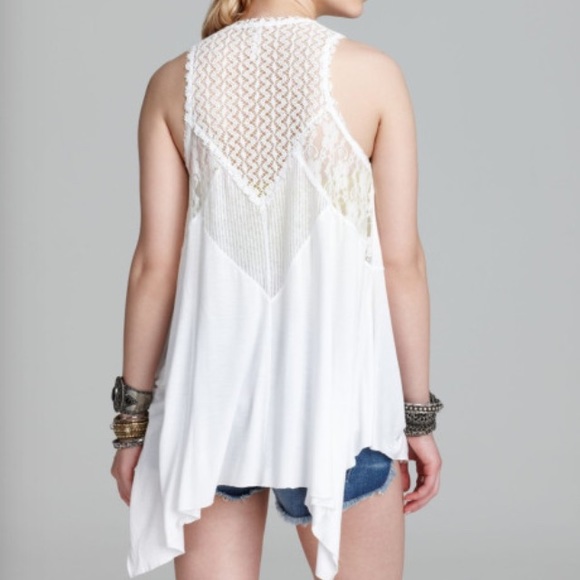 SOLD Free People White Tunic. Sz xs - Picture 4 of 4