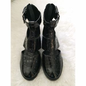ASOS Cut Out Ankle Boots