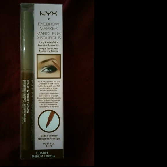BRAND NEW NYX EYEBROW MARKER MEDIUM BROWN