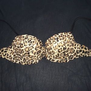 PINK date lace push up bra