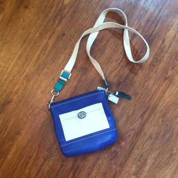 Coach Blue Crossbody Purse