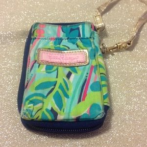 Lilly Pulitzer shorely blue wristlet