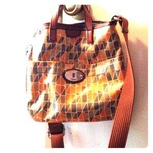 Fossil keeper cross body