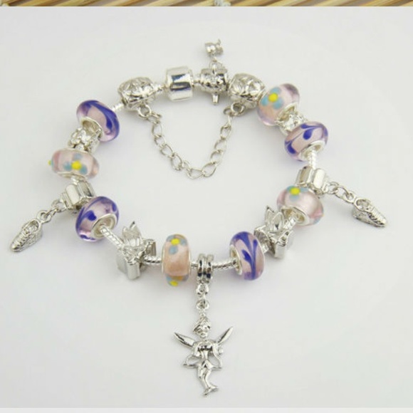 NWT 925 Silver charm Beacelet - Picture 1 of 4