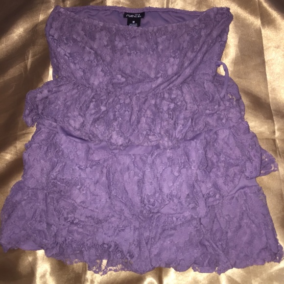 💜Rue 21 ruffle dressy top.💜