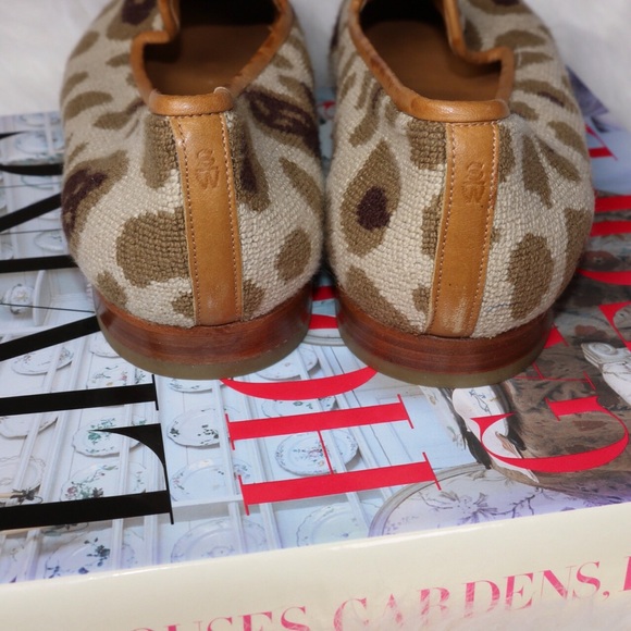 🎁Sold🎁 Stubbs & Wootton Leopard Slipper Flats - Picture 3 of 4