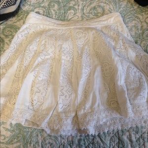 White skirt