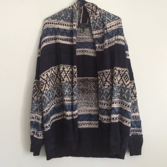Blue Patterned Sweater
